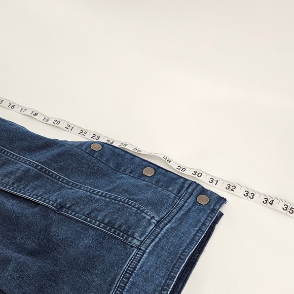 Appleseeds Denim Shacket Shirt Womens Size L Utility Everyday Casual Jacket - Picture 8 of 9